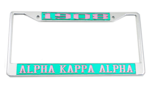 1908-ALPHA KAPPA ALPHA (GREEN) License Plate Frame