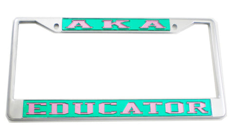 AKA-EDUCATOR License Plate Frame