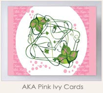 AKA Pink Ivy Cards