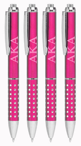 AKA Pink Sparkle Ink Pen Set of 4