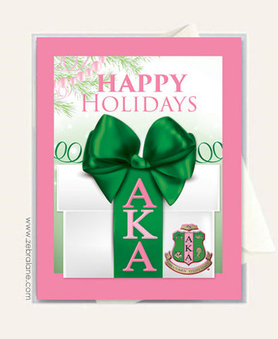 Alpha Kappa Alpha Christmas Gift Cards