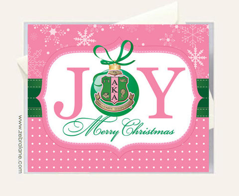 Alpha Kappa Alpha Joy Holiday Cards