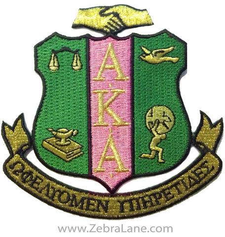 Alpha Kappa Alpha Shield Patch