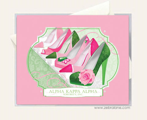 Alpha Kappa Alpha Shoe Collection Cards