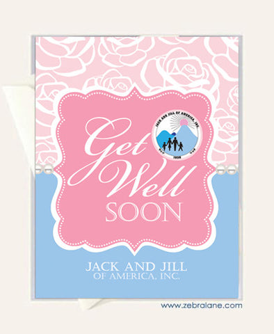 Jack and Jill Rose Get Well Cards