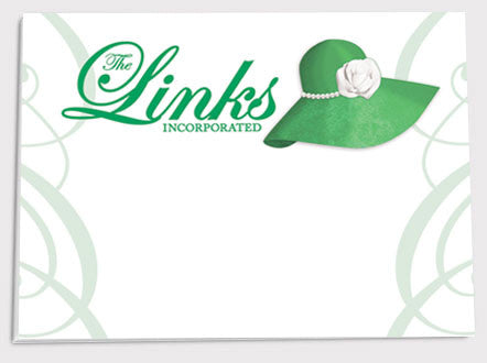 Links Incorporated Green Hat Sticky Notes