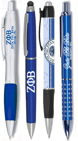 Zeta Phi Beta Pen Assortment of 4 Ink Pens